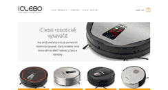 Desktop Screenshot of iclebo.cz
